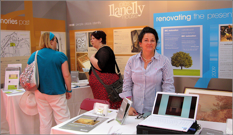 Llanelly House stand at the BBC Road Show 2011 Llanelly House stand at the BBC Road Show 2011