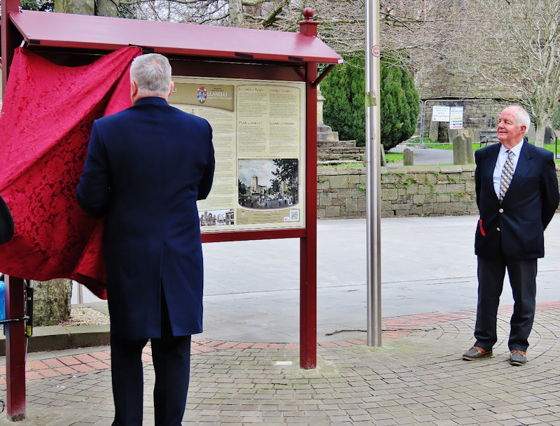 LCH Hon. President Huw Edwards unveils our 'Flagship Panel'.
