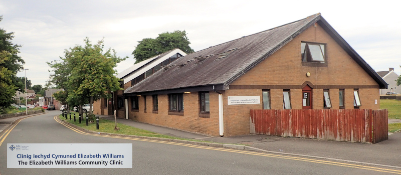 Elizabeth Williams Clinic, Mill Lane, Llanelli SA15 3SE Elizabeth Williams Clinic, Mill Lane, Llanelli SA15 3SE